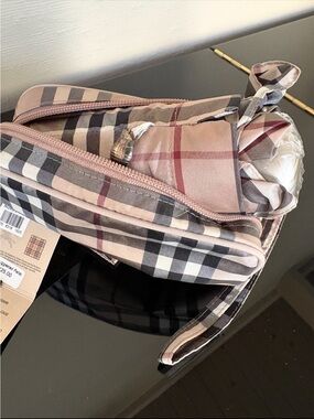 Authentic Burberry London Vintage Nova Check Plaid Umbrella NEW with Tags Gift